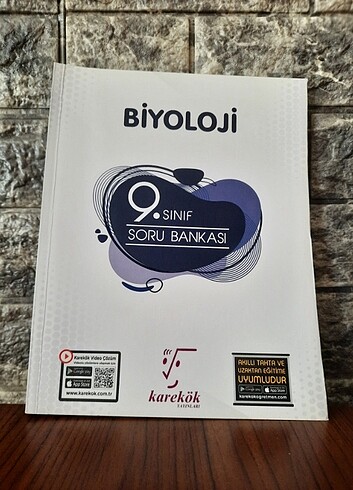 Beden Karekök yayınları 9. sınıf 5 adet test kitabı ve bryPLE biyoloji