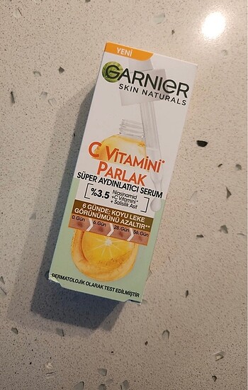 Garnier c vitamini parlak serum