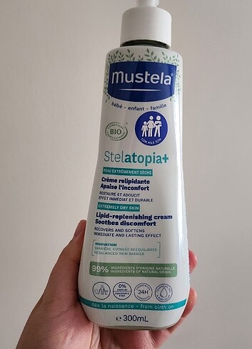 Mustela stelatopia lipit yenileyici krem 