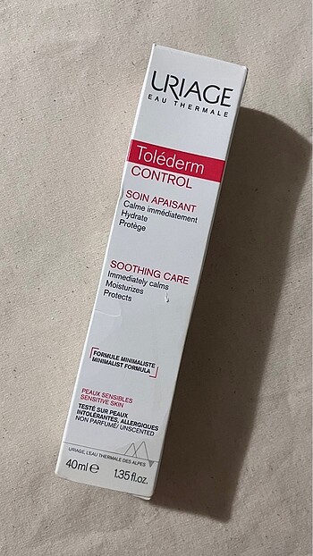 Uriage tolederm control nemlendirici krem