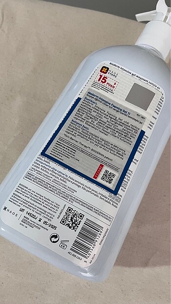 Beden Bioderma atoderm intensive foaming gel 1 Litre