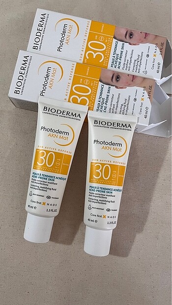 Beden Renk Bioderma photoderm akn mat güneş kremi 2 adet