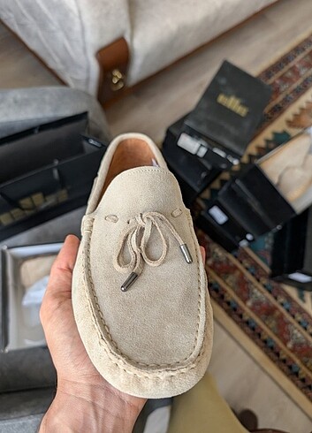 Elle HAKİKİ DERİ SÜET BEJ LOAFER  - Görsel 10