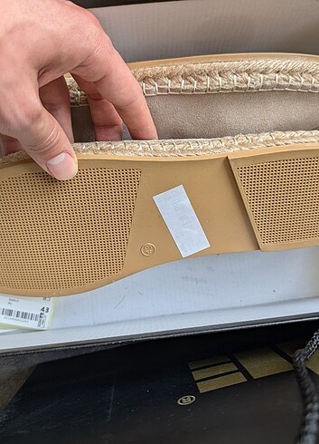 43 NO ERKEK DERİ SÜET BEJ ESPADRİL  - Görsel 5