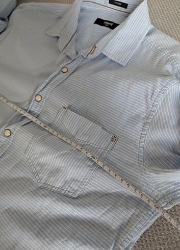 MAVİ JEANS S BEDEN GÖMLEK  - Görsel 5
