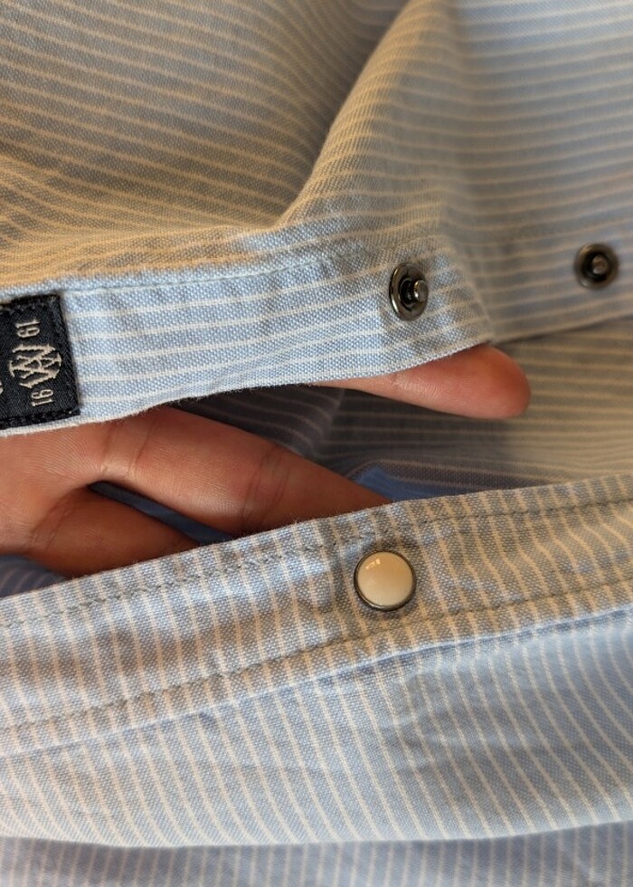 MAVİ JEANS S BEDEN GÖMLEK  - Görsel 4