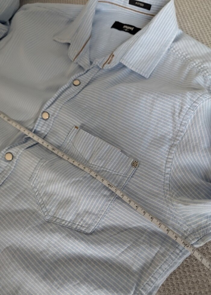 MAVİ JEANS S BEDEN GÖMLEK  - Görsel 5