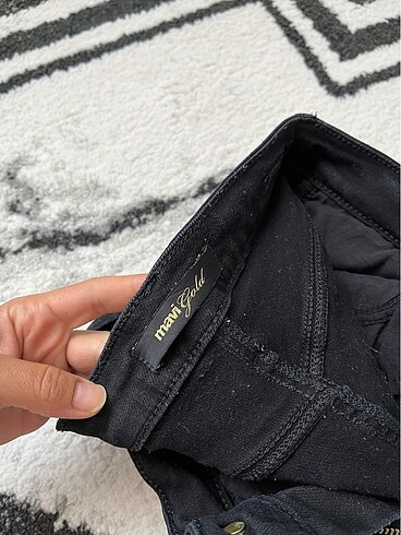 26 Beden siyah Renk Mavi siyah yüksel bel jeans