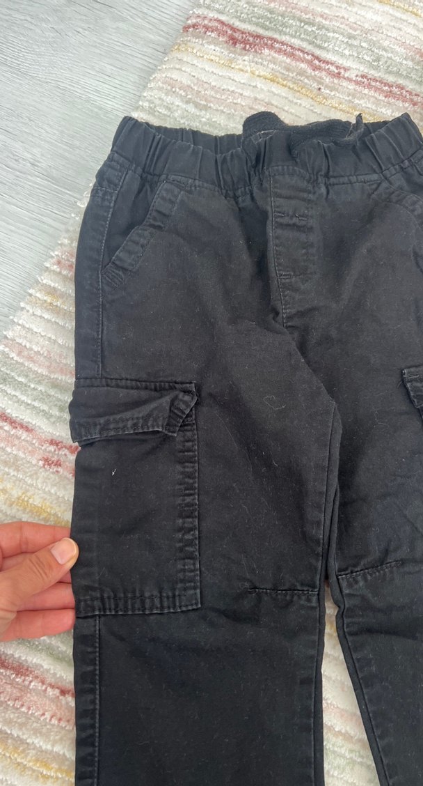 Erkek Siyah Kot Pantolon - Görsel 3