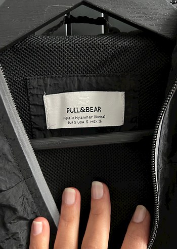 Kadın Siyah Fermuarlı Midi Ceket - Görsel 2