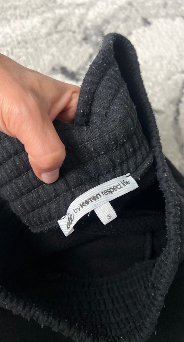 Siyah Kadın Rahat Kesim Eşofman Altı - Görsel 2