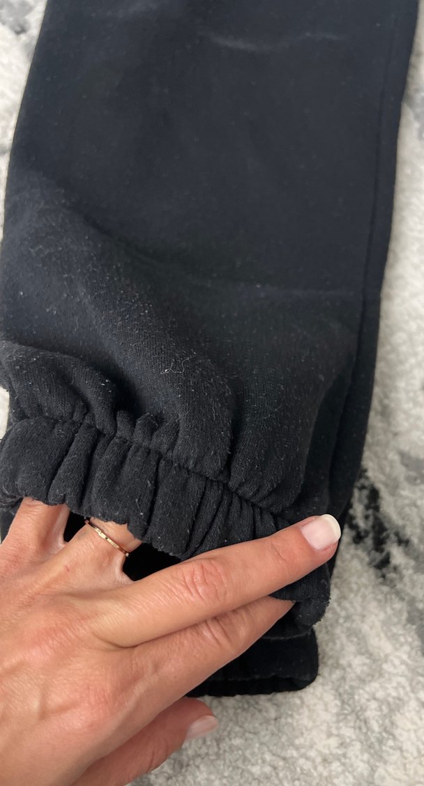 Siyah Kadın Rahat Kesim Eşofman Altı - Görsel 5