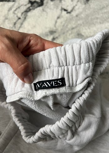 Gri Kadın Peluş Detaylı Rahat Eşofman - Görsel 2