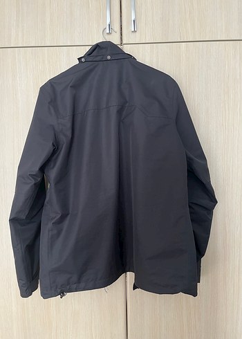Quechua Siyah Fermuarlı Erkek Yağmurluk