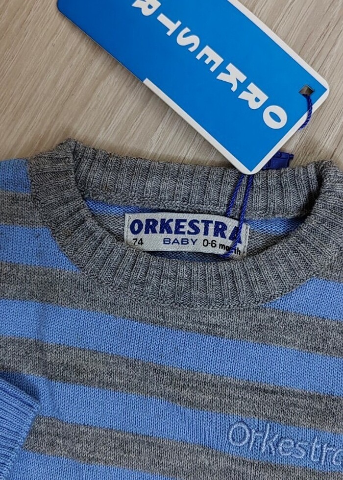 0-6 ay bebek kazak (etiketli)  - Görsel 4