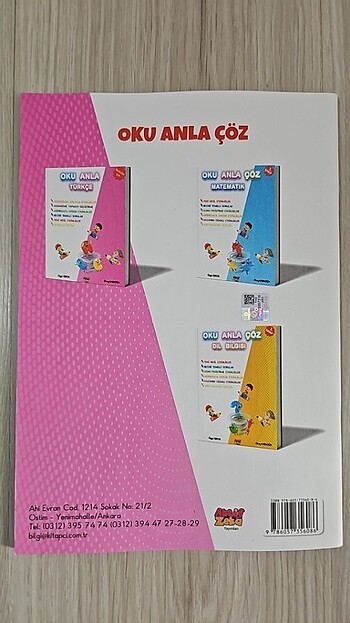 1.Sınıf Etkinlik Kitapları. 3 adet.  - Görsel 5