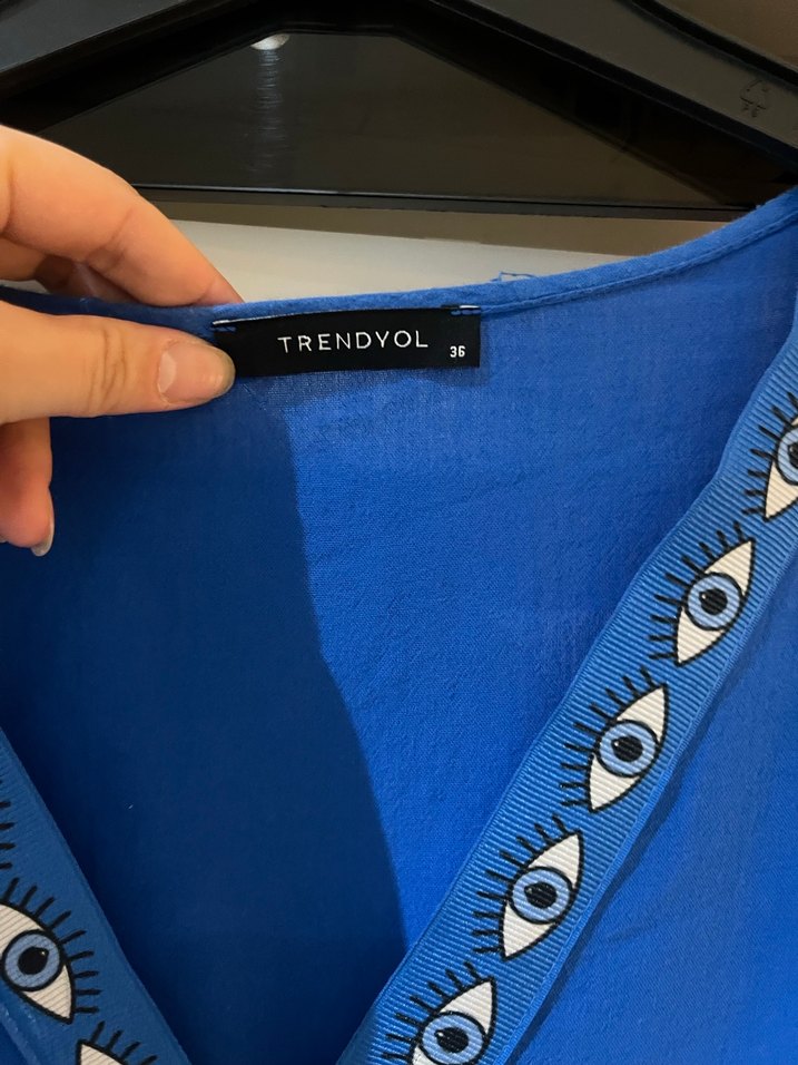 Mavi elbise - Görsel 4