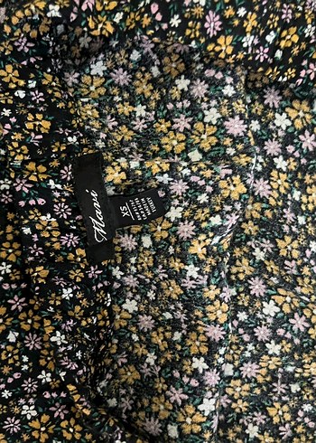 Çiçek Desenli Mini etek - Görsel 4