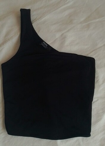 Bershka tek kollu crop