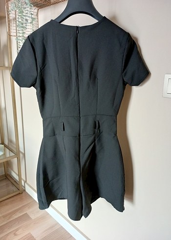 Siyah Kemerli  Tulum Midi Boy - Görsel 2