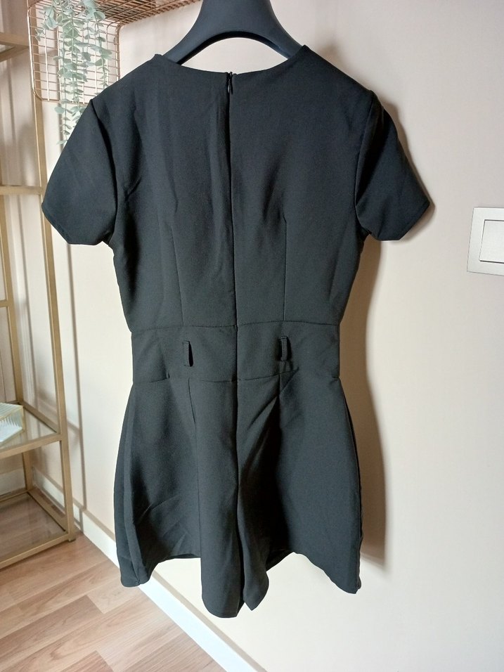 Siyah Kemerli  Tulum Midi Boy - Görsel 2