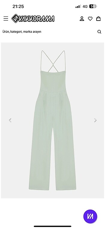 Mint yeşili tulum