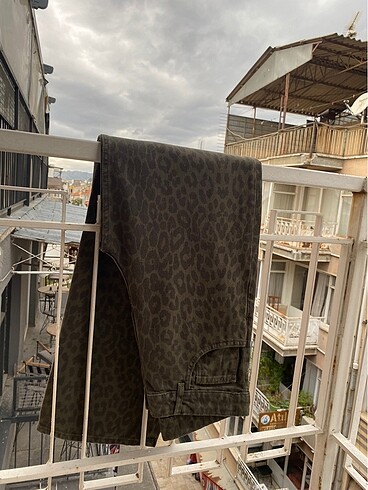 Diğer Koyu yeşil jean