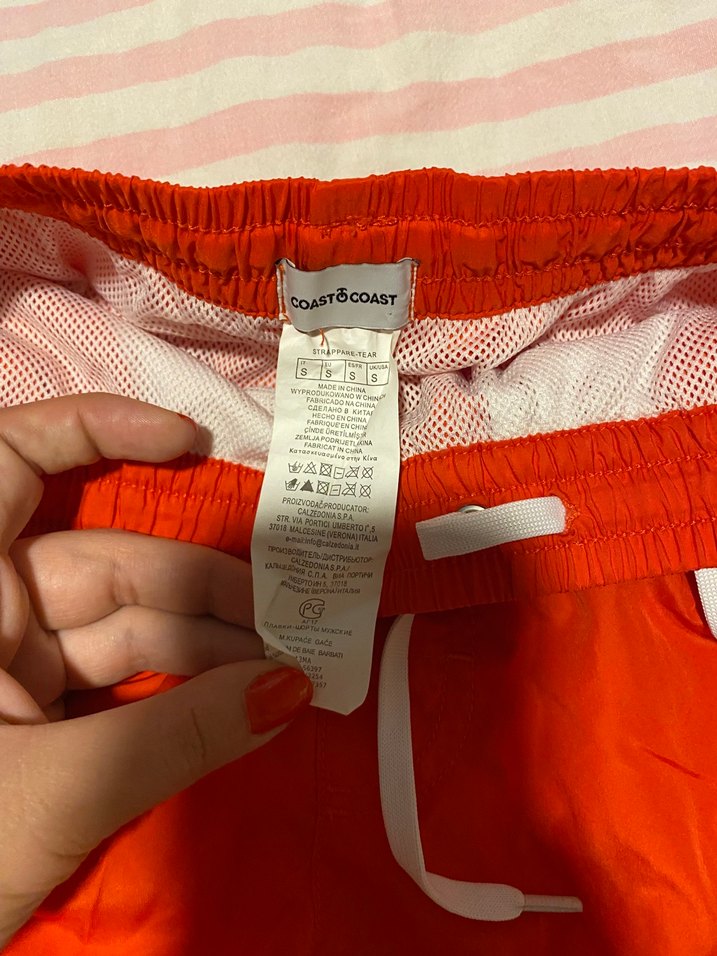 Kırmızı mini şort/ deniz şortu - Görsel 2