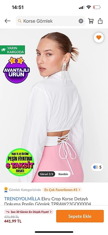 Trendyol & Milla Trendyolmilla gömlek