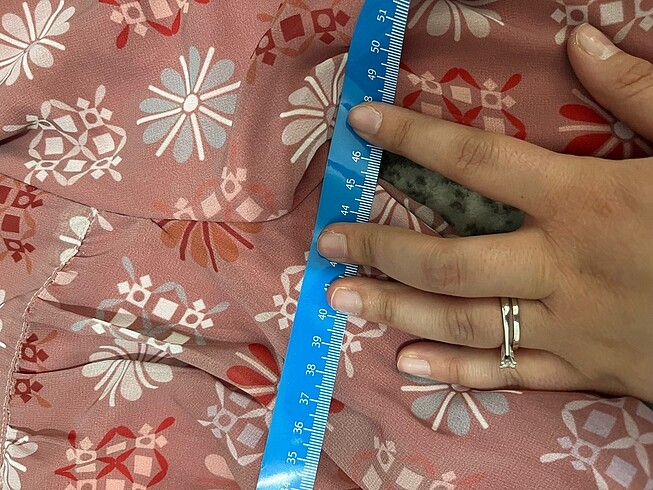 42 Beden Tesettür çiçekli elbise şifon