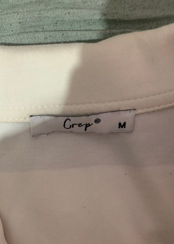 Pamuklu Çizgili Polo Yaka crop - Görsel 4