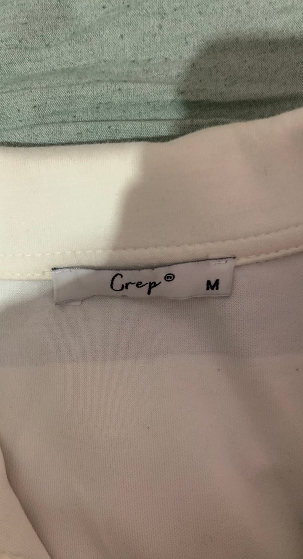 Pamuklu Çizgili Polo Yaka crop - Görsel 4