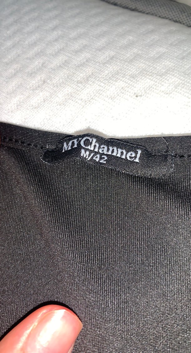 Siyah önden bağlamalı crop - Görsel 3