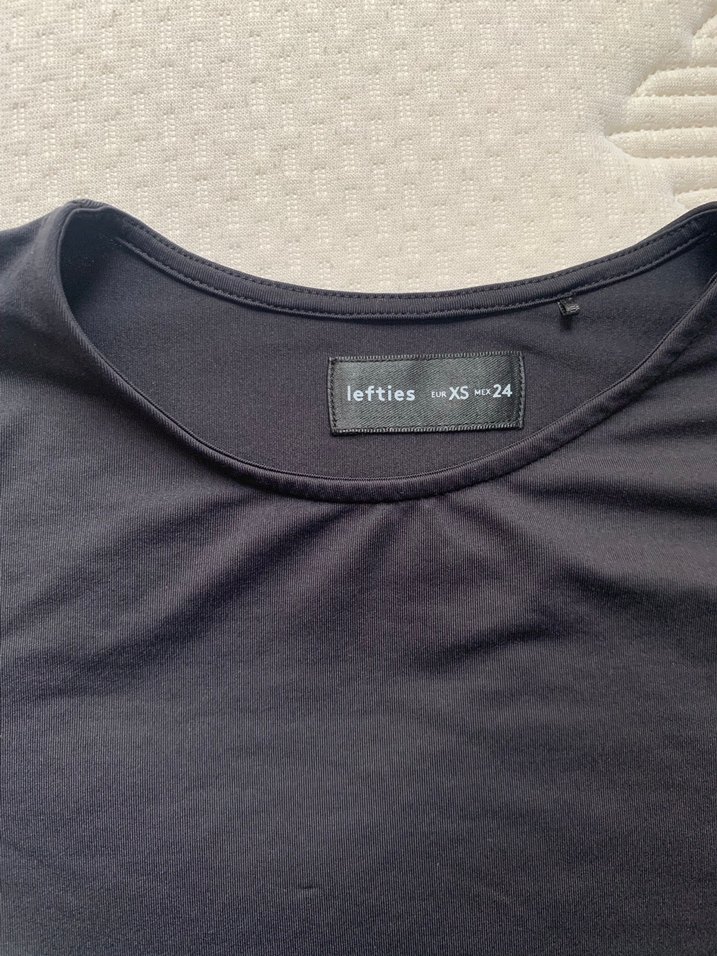 Siyah Kısa Kollu elbise - Görsel 3