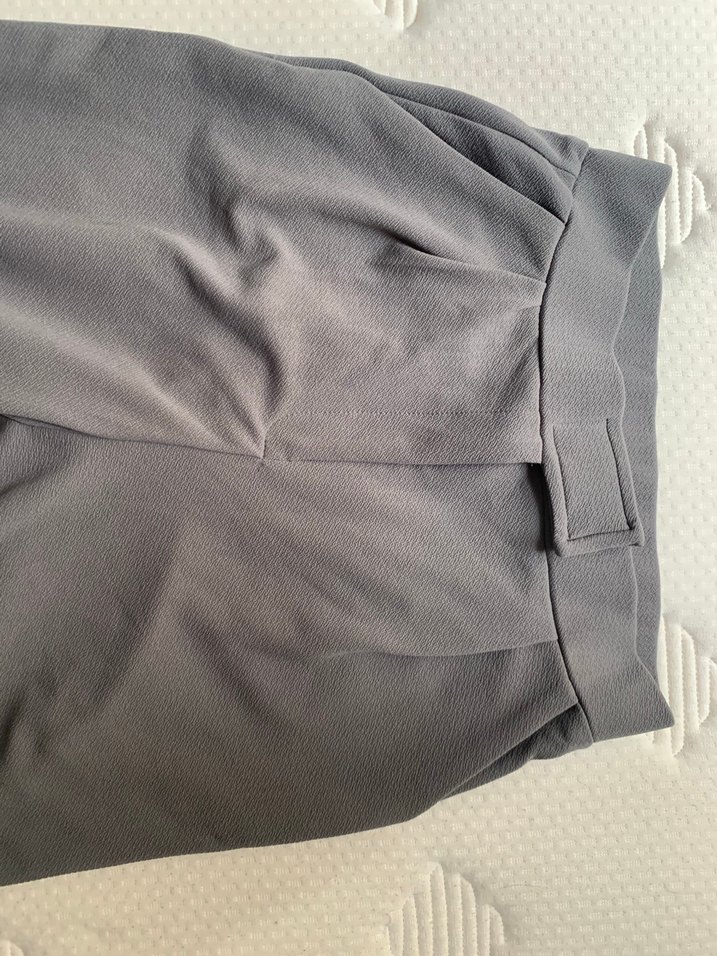 Gri Kadın Kumaş Pantolon - Görsel 2