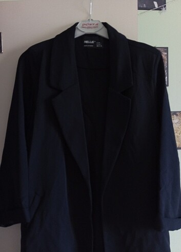 l Beden Siyah blazer ceket