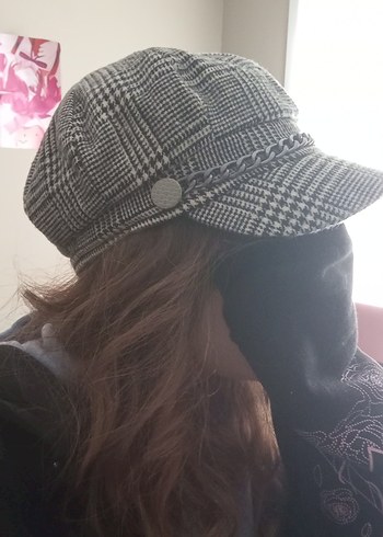 Paris tarzı zincirli şapka - Görsel 2