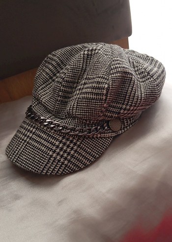 Paris tarzı zincirli şapka - Görsel 3