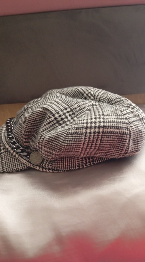 Paris tarzı zincirli şapka - Görsel 4