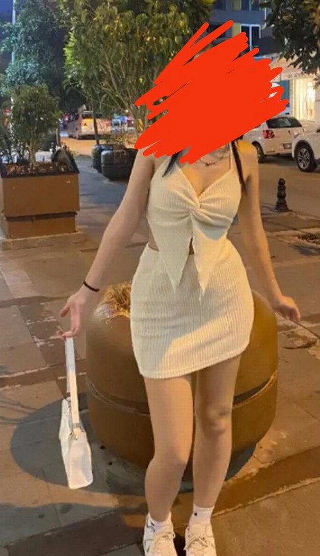 Beyaz/Krem rengi İkili Takım Etek Üst - Görsel 3