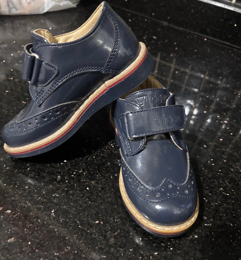 Parlak Mavi Erkek Çocuk Özel Ayakkabı - Görsel 2