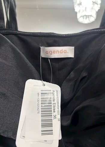 Siyah Drapeli Mini V Yakalı Elbise - Görsel 3