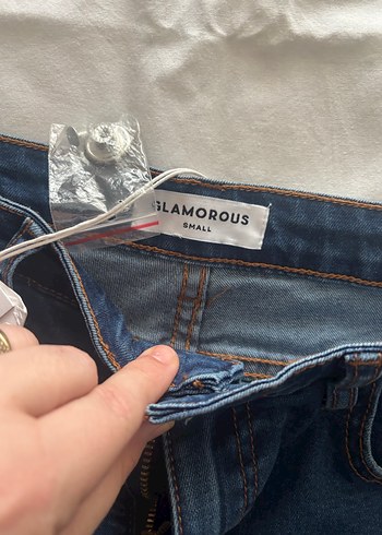 Kadın Mavi Denim Normal Boy Jean - Görsel 5