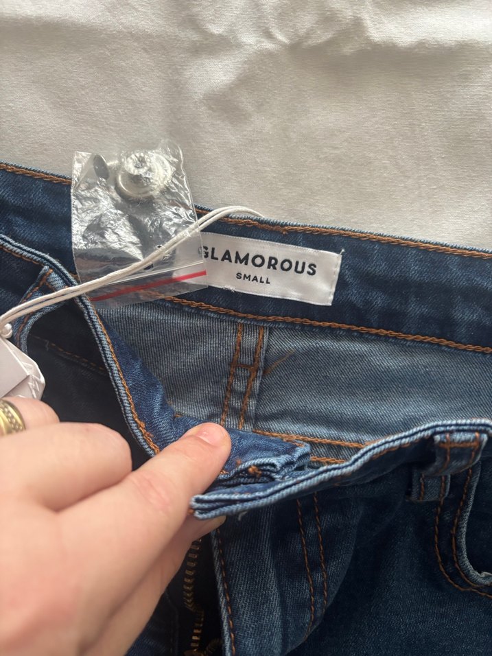 Kadın Mavi Denim Normal Boy Jean - Görsel 5