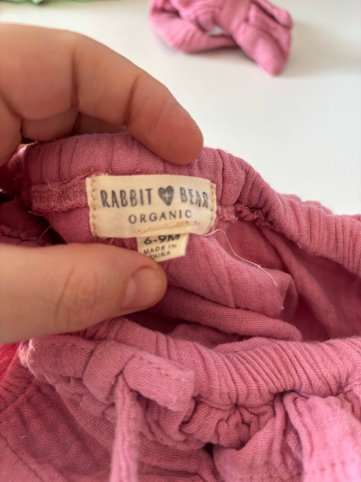 Pembe Fırfırlı Bebek kilot,toka - Görsel 2