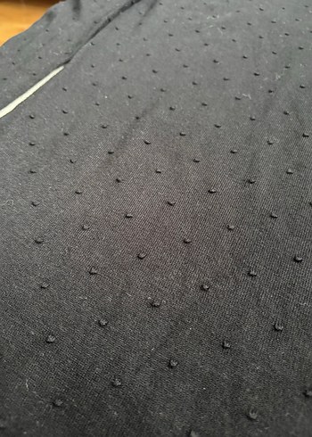 Düğmeli Uzun Kollu Siyah elbise - Görsel 3