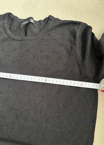 Düğmeli Uzun Kollu Siyah elbise - Görsel 4