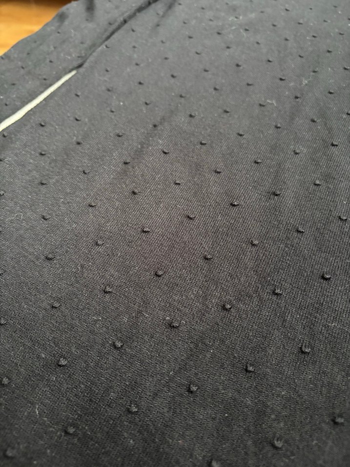 Düğmeli Uzun Kollu Siyah elbise - Görsel 3