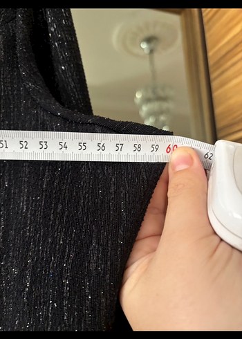 Siyah Nakışlı Kadın Uzun Abiye Elbise - Görsel 3