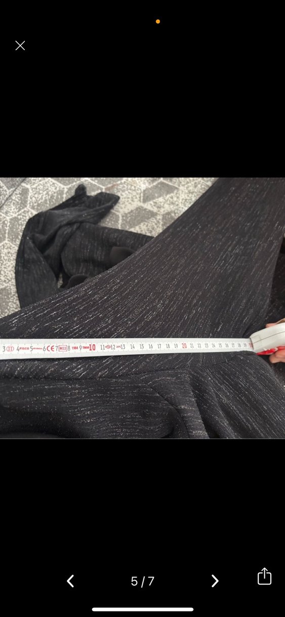 Siyah Nakışlı Kadın Uzun Abiye Elbise - Görsel 5